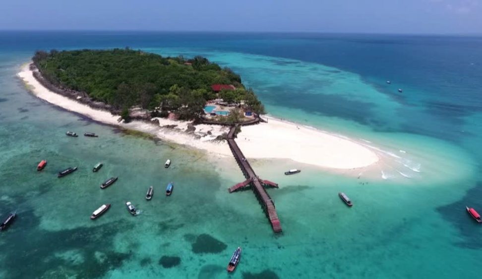 Prison Island beach