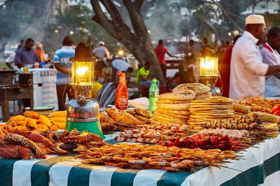 forodhani night market in stone town