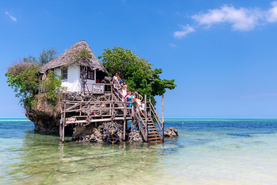 the rock restaurant zanzibar